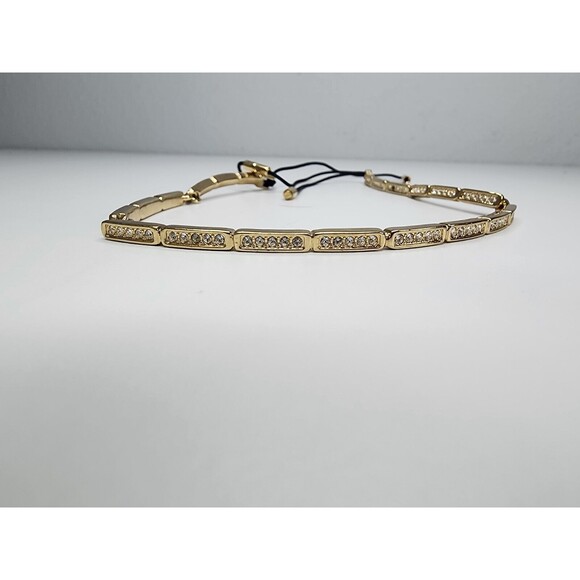 Rare Genuine Swarovski Hair Band Yellow Gold tone, 200 Crystals. - Picture 11 of 15